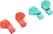 PET MATE Closer Pets Klemmen voor Kattendeur 221 - Rood"Groen - 2,5x2,5x1cm
