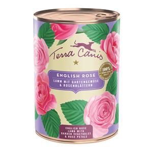 6x400g Terra Canis Menu Floralis Engelse roos: Lam hondenvoer nat