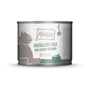 6x200g MjAMjAM uitstekend kalfsvlees en heerlijke kalkoen nat kattenvoer
