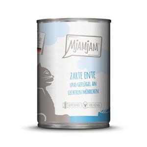6x400g MjAMjAM Eend & Gevogelte Kattenvoer Nat