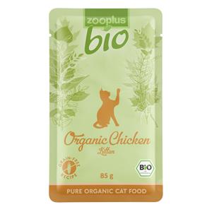 Zooplus Bio Kitten 6 x 85 g Kattenvoer - Bio Kip (Megapack 6x85g)