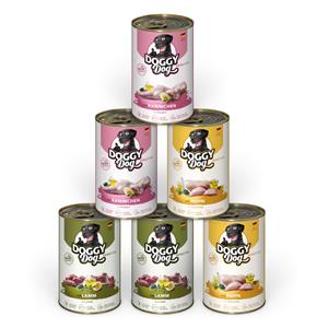 6x400g Doggy Dog Adult Sensitive Mix (3 soorten) nat hondenvoer