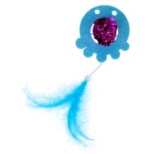 TIAKI kattenspeeltje octopus met veer