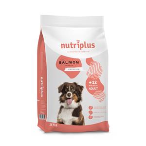 3kg Nutriplus Adult Dog met zalm droog hondenvoer