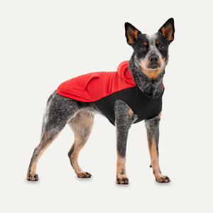 Goo-eez Gooeez Kangaroo Fleece Hoodie 2XS Red"Black