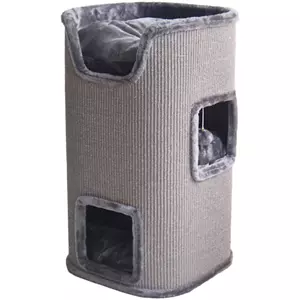 De Boon Krabmeubel Sisal 2-gaats | 43x43x75cm Grijs