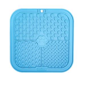 nobleza Likmat - Voor hond en kat - Antislip - 20x20 cm - Blauw
