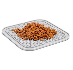 nobleza Likmat - Voor hond en kat - Antislip - 20x20 cm - Grijs