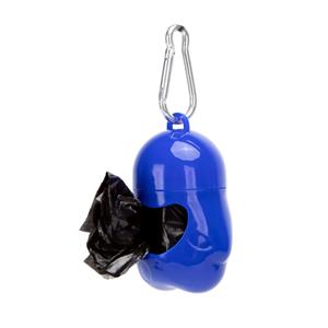 nobleza Dispenser blauw met rol poepzakjes