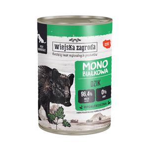 12x400g Wiejska Zagroda Dog wild zwijn natvoer voor honden
