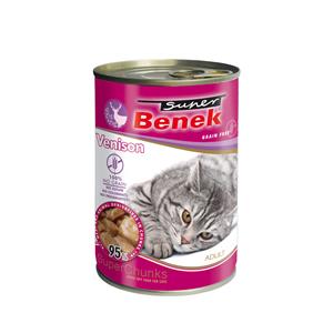10x415g Super Benek Graanvrije Chunks in Saus Wild Kattenvoer nat