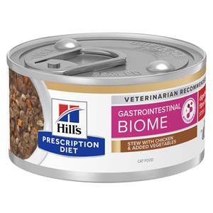 Voordeelpakket: 72x82g Hill's Prescription Diet Gastrointestinal Biome Stress Kip & Groente natvoer voor katten