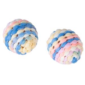 Set van 2 regenboog rammelballen TIAKI katten