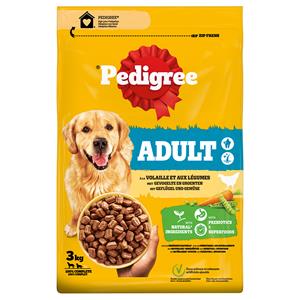 3 kg Pedigree Adult Gevogelte & Groente hondenvoer droog