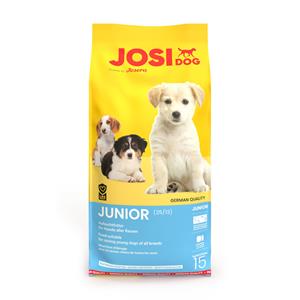 15kg JosiDog Junior met kip droogvoer