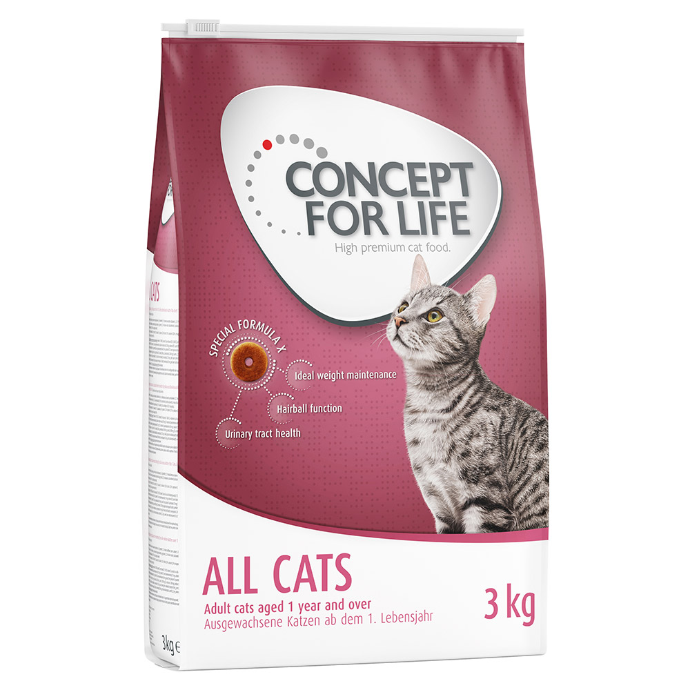 3 kg Concept for Life Kattenvoer voor een speciale prijs! - All Cats
