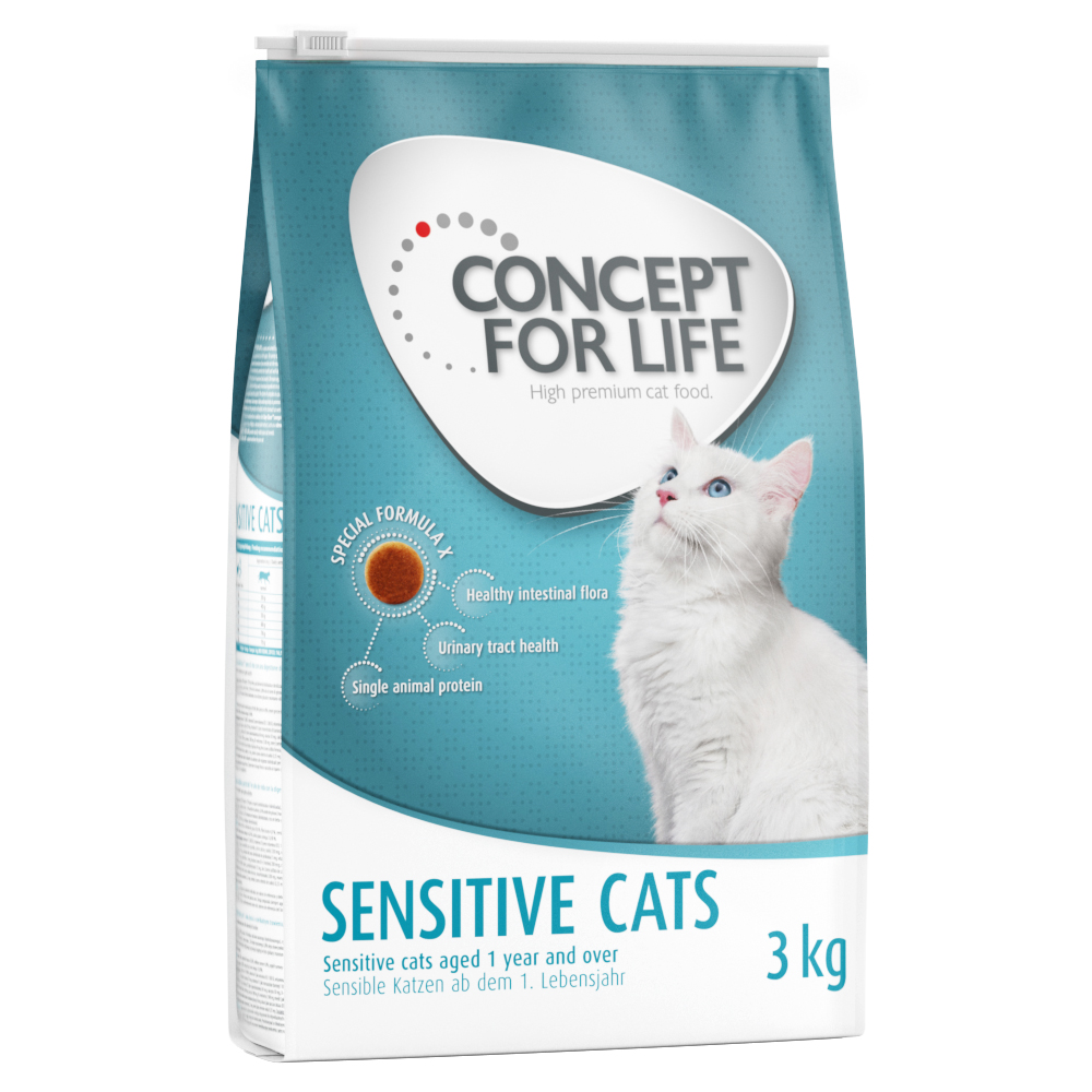 3 kg Concept for Life Kattenvoer voor een speciale prijs! - Sensitive Cats