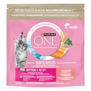 1,5kg PURINA ONE Junior Zalm Kattenvoer Droog