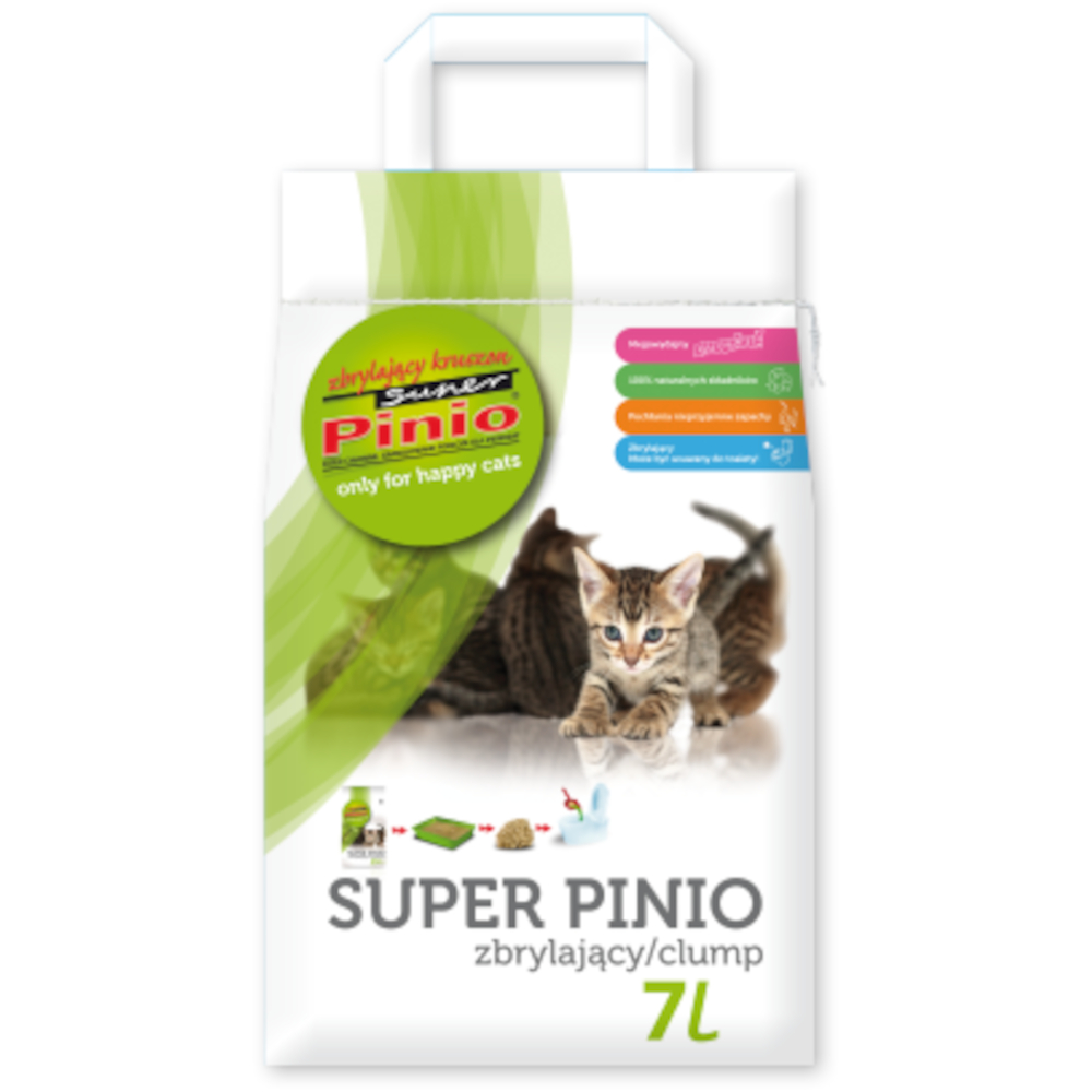 7l Super Pinio kattenbakvulling Naturel