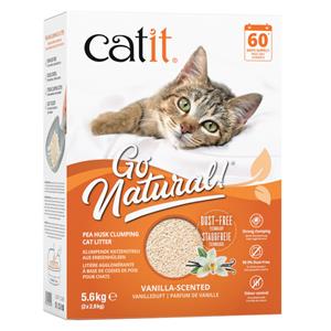 5.6kg Catit Go Natural kattenbakvulling met vanillegeur kat