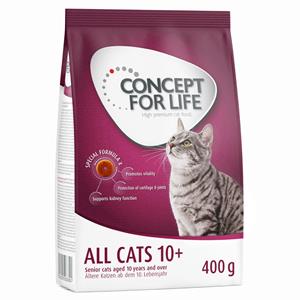 400g All Cats 10+ Concept for Life Kattenvoer