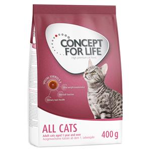 400 g Concept for Life voor een probeerprijs! - All Cats (400 g)
