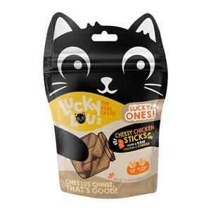 50g Lucky Lou Lucky Ones Sticks Kaas & Kip Kattensnacks