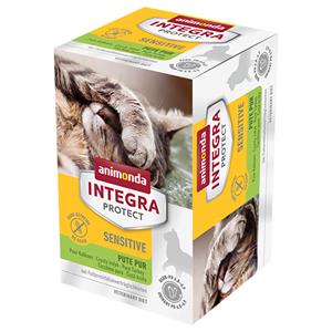 animonda Integra Protect Adult Sensitive Schaaltje 6 x 100 g Kattenvoer - Kalkoen Puur