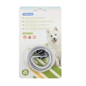 Nobleza Honden vlooienband - Natuurlijk - Reflecterend - Werking 4 tot 6 weken - 56 cm