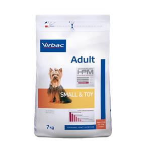7kg Virbac Veterinary HPM Adult Dog Small & Toy droogvoer voor honden