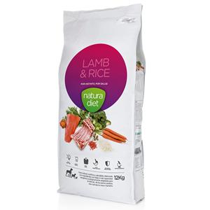 12kg Natura Diet Adult Lam & Rijst droogvoer voor honden