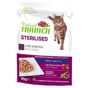Trainer Natural Cat 12x85g Natural Trainer Adult Sterilised Zalm nat kattenvoer