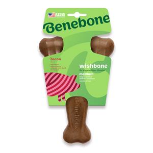Benebone Wishbone Bacon Medium kauwspeeltje voor honden