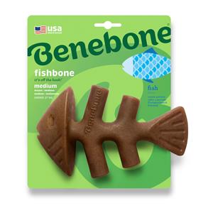 Benebone Fishbone Medium ca. L 18 x B 11,5 cm Kauwspeeltje voor honden