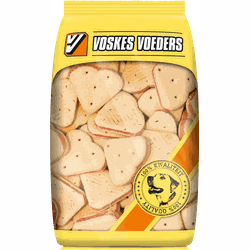 2 stuks! hondenvoer merg hartjes groot - Voskes
