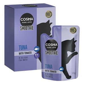 6x50g Cosma Smoothies Kattensnacks Tonijn met Tomaat