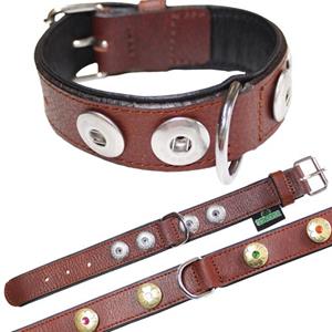 Halsband Ornamentalo Bruin XL