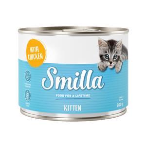 200g Smilla Kitten Kattenvoer Kip Enkel Blik