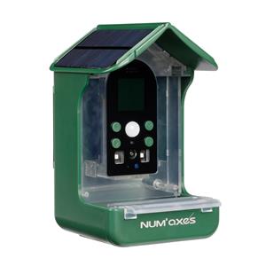 Num'axes Numaxes vogelvoederhuisje met camera L 10 x B 10 x H 17 cm Vogel