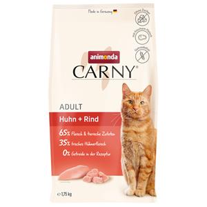 3x1,75kg animonda Carny Adult Huhn + Rind Katzenfutter trocken