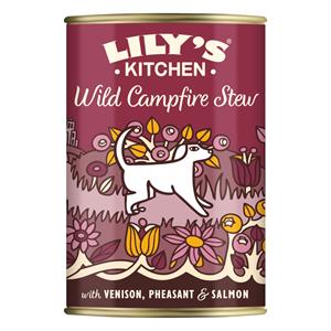 Lily's Kitchen graanvrije menu's voor honden 400 g - 12 x 400 g wild, fazant & zalm