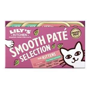 8x85g Lily's Kitchen Smooth Paté voor kittens mix pack (2 soorten) nat kattenvoer