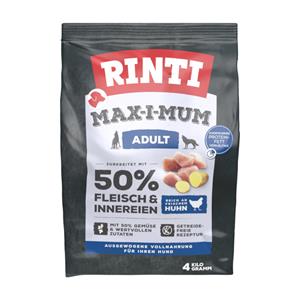 4kg RINTI Max-i-Mum Adult Kip droogvoer voor honden