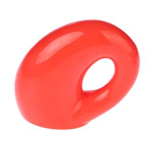 TIAKI hondenspeeltje traktatie dispenser Maat M 16x12x6.7cm, rood