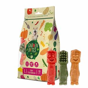 Garden Bites Toby Toothbrush L - 10CM - 10 stuks