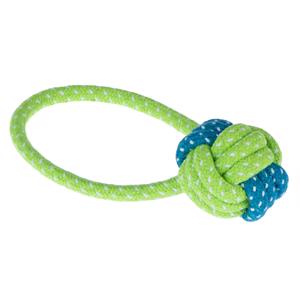 Zooplus Exclusive Hondenspeelgoed Limoen Bal & Touw - ca. Ø 6 x L 20 cm