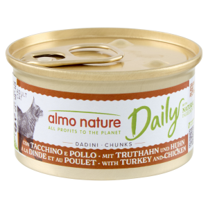 Almo Nature Daily Menu Kattenvoer Nat Blikje Kalkoen&Kip 85 gr