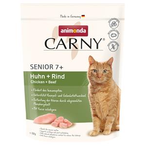 350g animonda Carny Senior Kip + Rund droogvoer voor katten