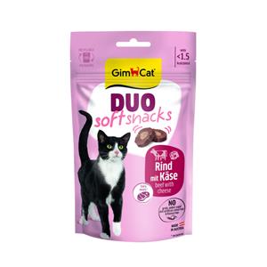 Gimcat 50g  Duo Zachte Snacks 50g Rundvlees & Kaas kattensnacks