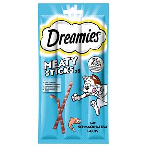 Dreamies 6x5g  Meaty Sticks Zalm Kattensnacks